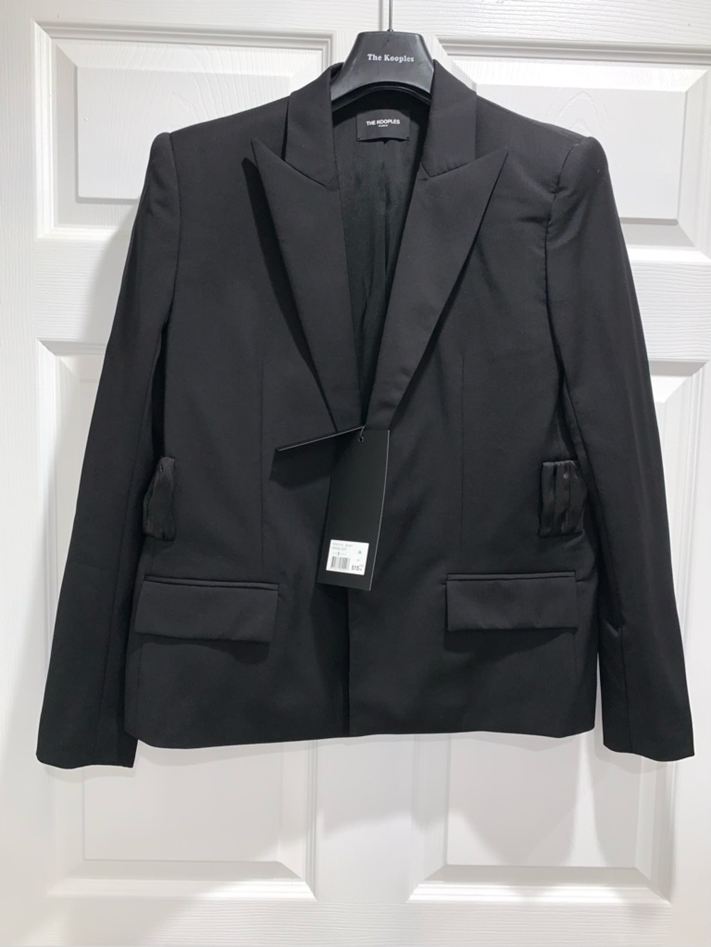 The Kooples $515 NWT Black Wool Blazer, Size S